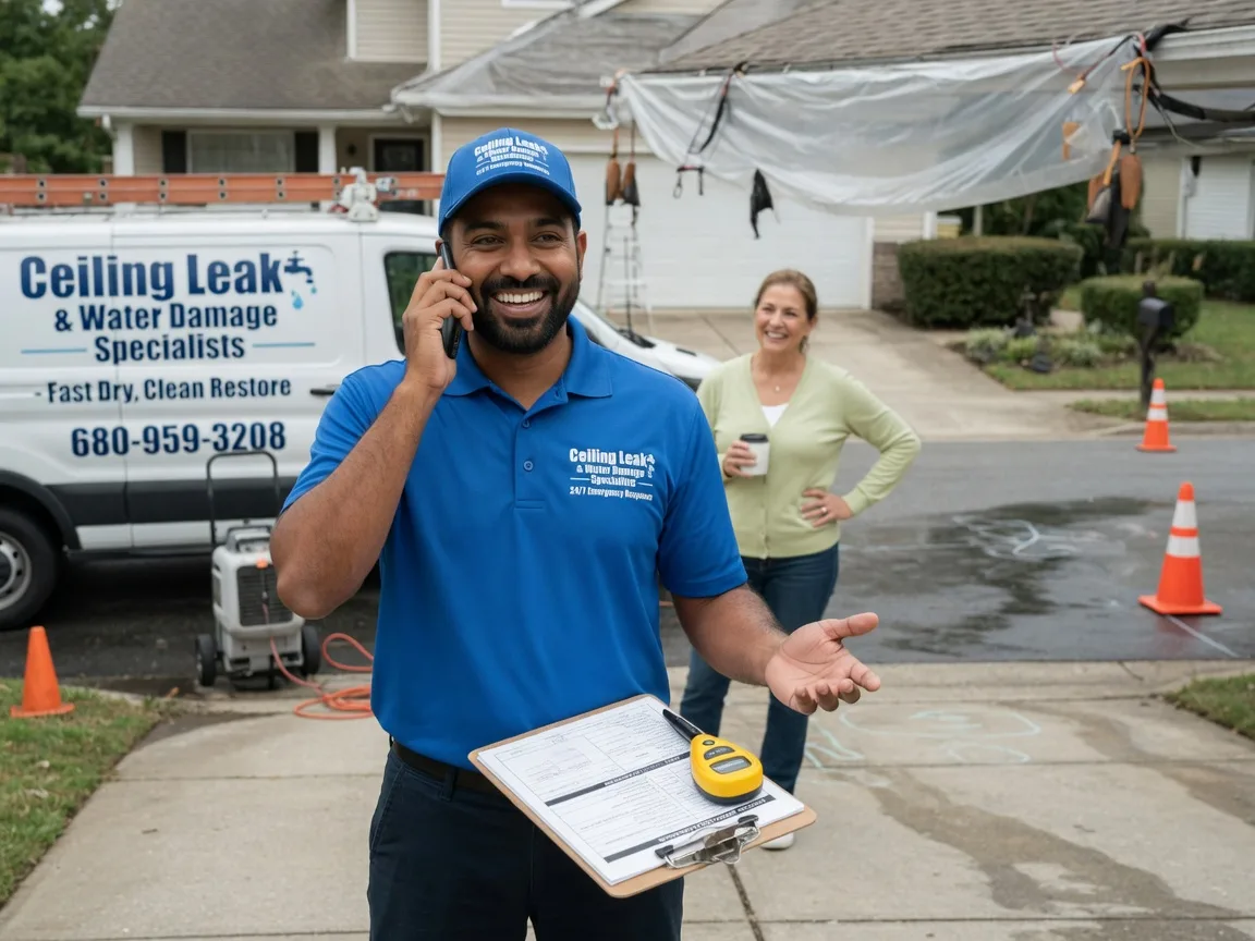 Ceiling Leak Cleanup Emerson, IA FAQs